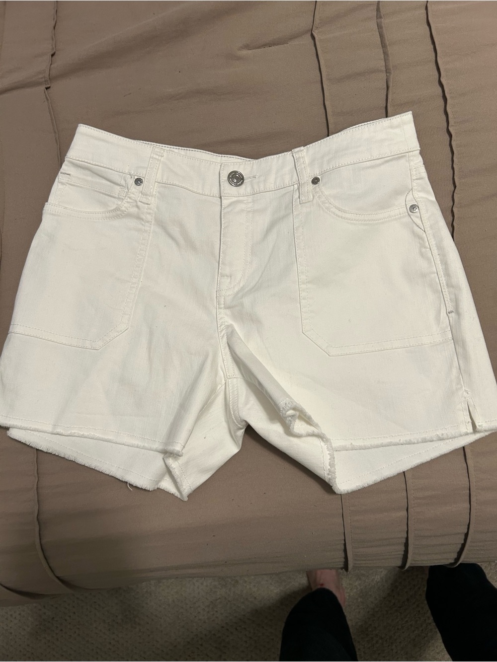 Tommy Bahama White Denim Cutoff Shorts